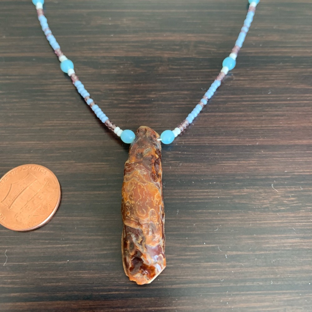 Fossilized Walrus Tooth Pendant